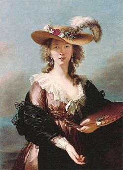 Автопортрет в соломенной шляпке, 1782, Национальная галерея, Лондон