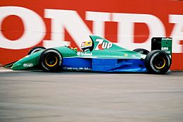 Jordan 191 Бертрана Гашо на Гран-при США 1991 года