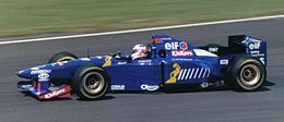 Ligier JS41 под управлением Брандла на Гран-при Великобритании 1995 года