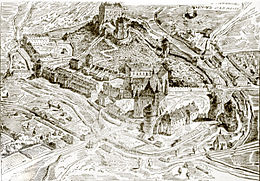 Виленские замки около 1530 года
