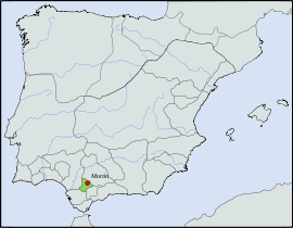 Location map Taifa of Morón.svg
