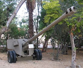 100-мм полевая пушка обр. 1944 года БС-3 в музее Batey ha-Osef, Израиль