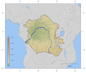 Бассейн реки Конго, центральную часть которого составляет впадина Конго