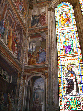 Santa maria novella, cappella tornabuoni, domenico ghirlandaio9.JPG