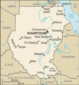 Sudan-CIA WFB Map.png