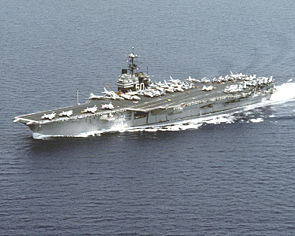 USS Saratoga (CV-60) underway port side aerial.jpg