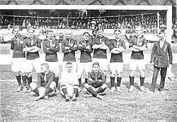 Футболисты сборной Венгрии на летних Олимпийских играх 1912