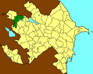 Таузский район на карте