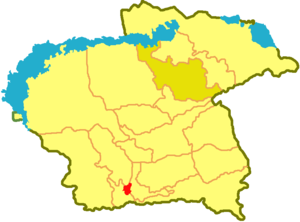 Аксуйский район на карте