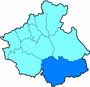 Кош-Агачский район на карте