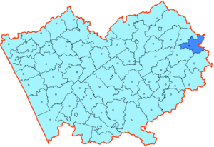 Ельцовский район на карте