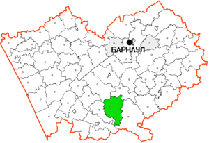 Краснощёковский район на карте