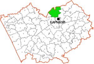 Тальменский район на карте