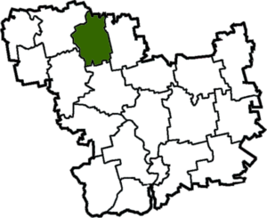 Арбузинский район на карте