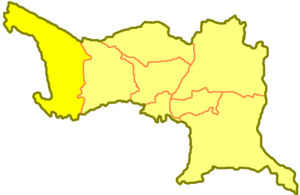 Курмангазинский район на карте