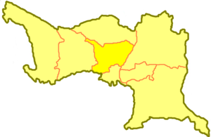 Махамбетский район на карте