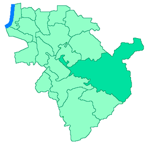 Верхореченский сельский совет на карте