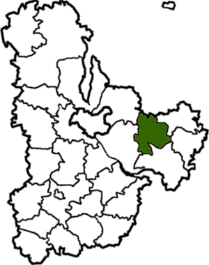 Барышевский район на карте
