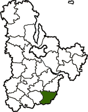 Богуславский район на карте
