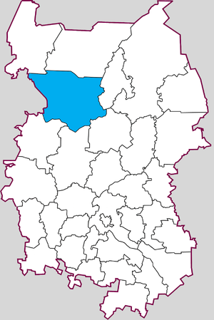Большеуковский район на карте