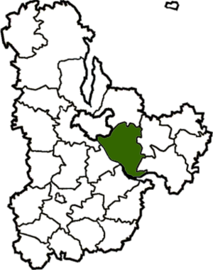 Бориспольский район на карте