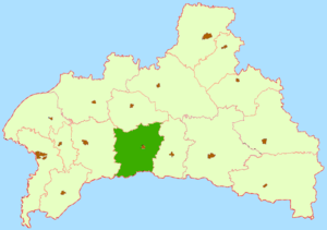 Дрогичинский район на карте