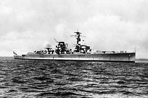 Тяжёлый крейсер «Дойчланд». 1936 год