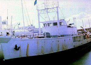 «Калипсо» в порту Ла-Рошель, 1999 год