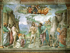Cappella tornabuoni, 16, battesimo di Cristo.jpg