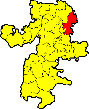 Красноармейский район на карте