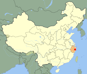 Тайчжоу на карте