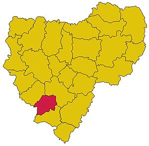 Хиславичский район на карте