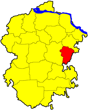 Янтиковский район на карте