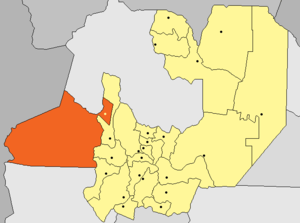 Департамент Лос-Андес на карте