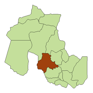 Департамент Тумбайя на карте
