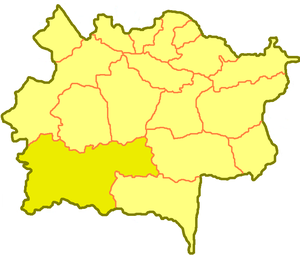 Аягозский район на карте