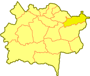 Катон-Карагайский район на карте