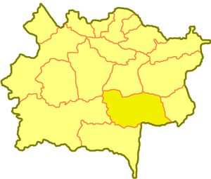 Тарбагатайский район на карте