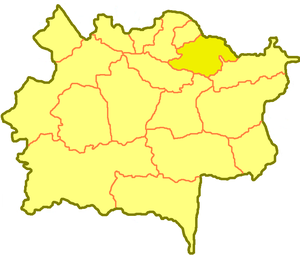 Зыряновский район на карте