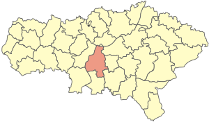 Энгельсский муниципальный район на карте