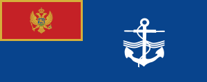 Flag of the Navy of Montenegro.svg
