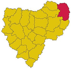 Гагаринский район на карте