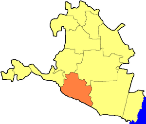 Ики-Бурульский муниципальный район на карте