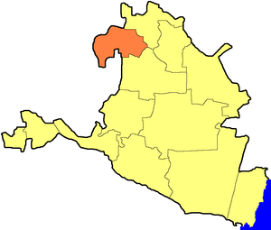 Сарпинский муниципальный район на карте