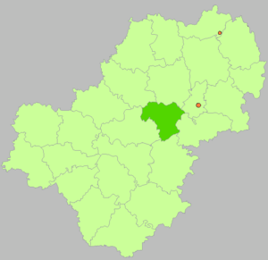 Бабынинский район на карте