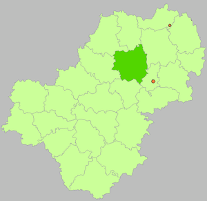 Дзержинский район на карте