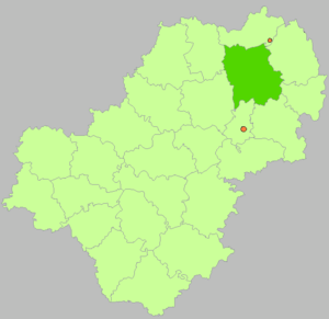 Малоярославецкий район на карте