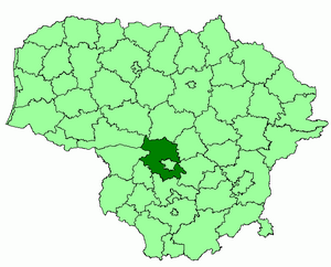 Каунасский район на карте