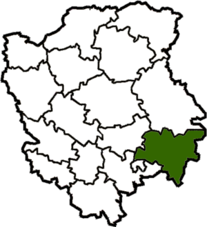 Киверцовский район на карте