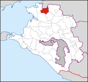 Староминский муниципальный район на карте